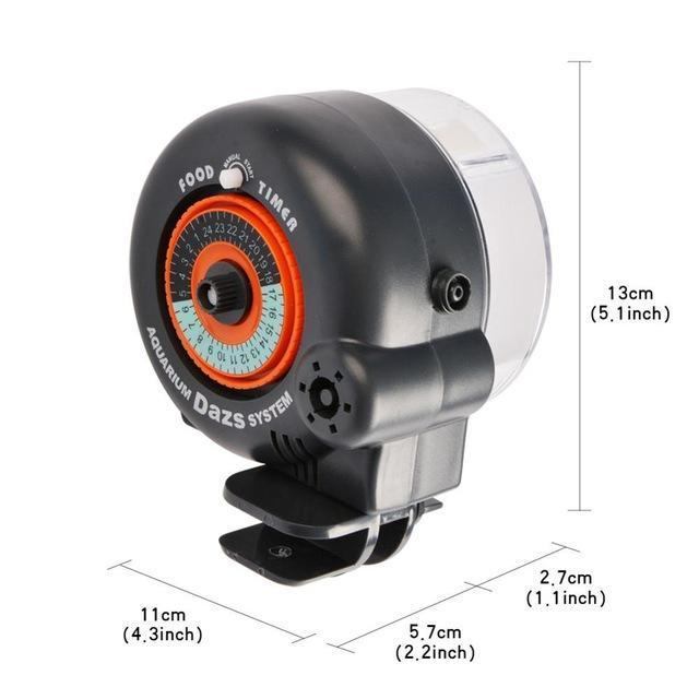 Automatyczny Podajnik Ryb Akwariowych Z Cyfrowym Wyświetlaczem Lcd I Zegarem