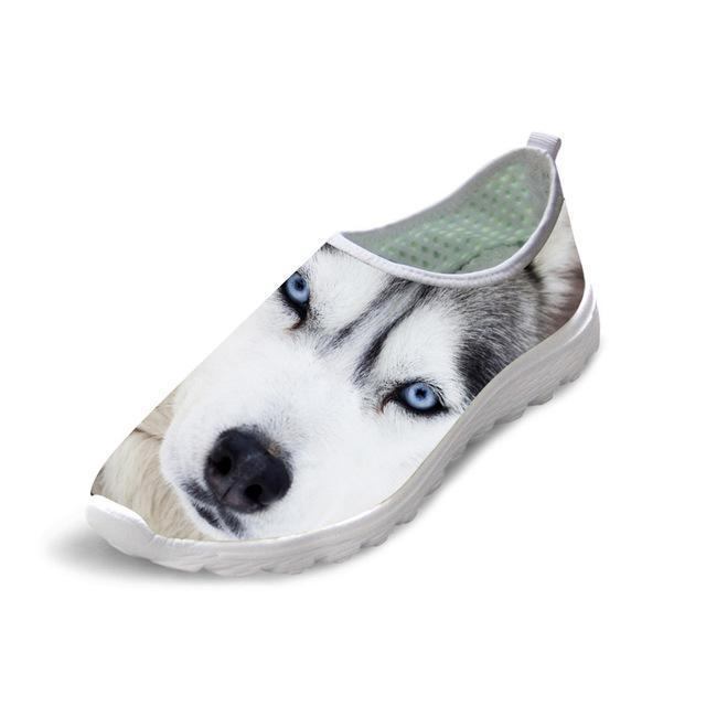 Buty Na Co Dzień Z Siateczki 3d Cool Dog Print Wsuwane