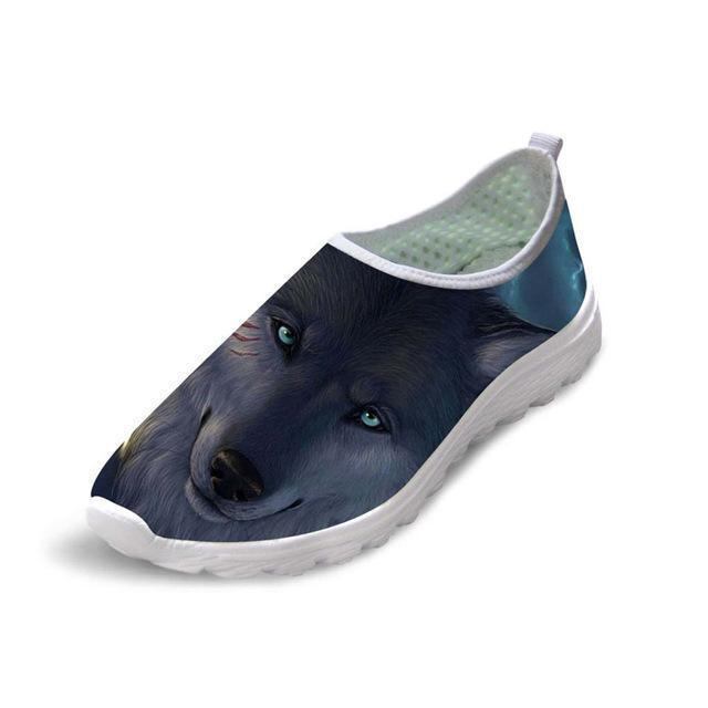 Buty Na Co Dzień Z Siateczki 3d Cool Dog Print Wsuwane