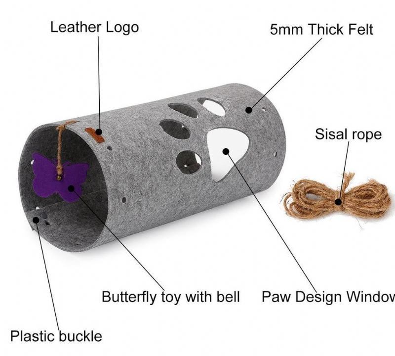 Interaktywna Składana Zabawka Tunelowa Dla Kota