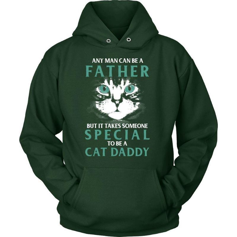 Niepowtarzalny Design Bluzy Z Kapturem Cat Daddy