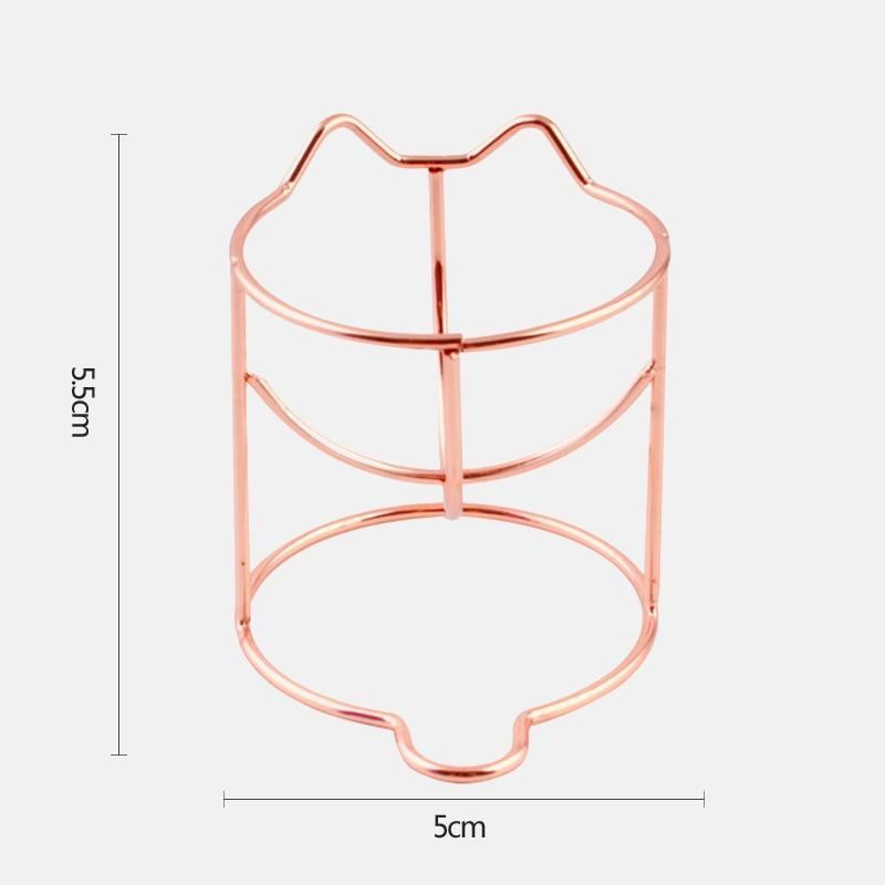 Uroczy Uchwyt Na Gąbki Do Makijażu Kota