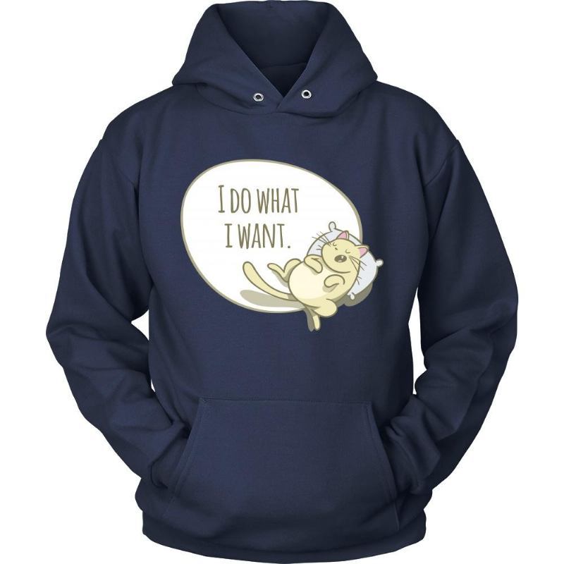 What I Want Cat Hoodie Design