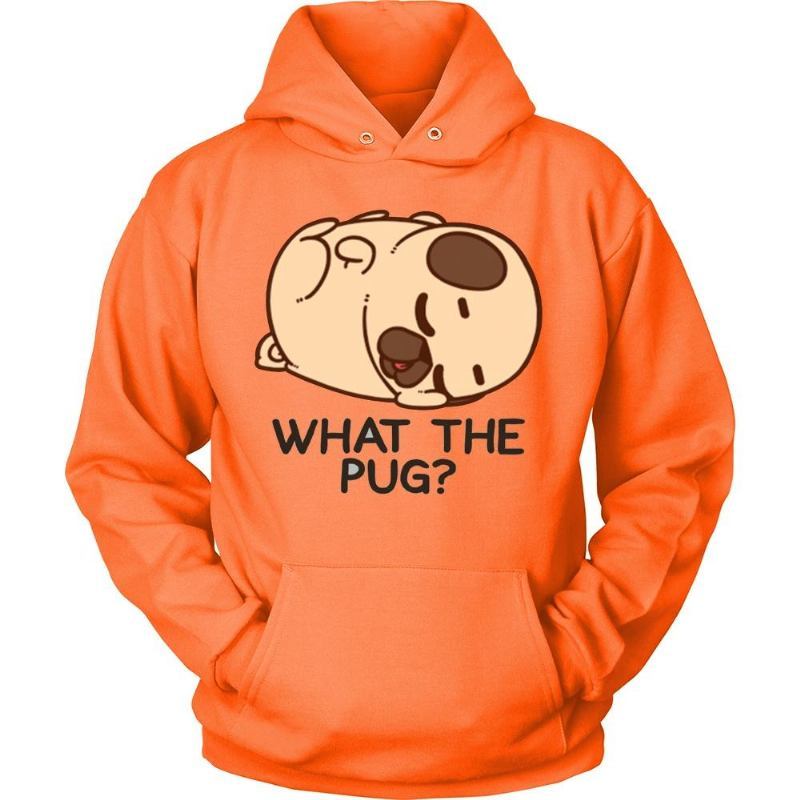 Wydrukowana Bluza Z Literą What The Pug