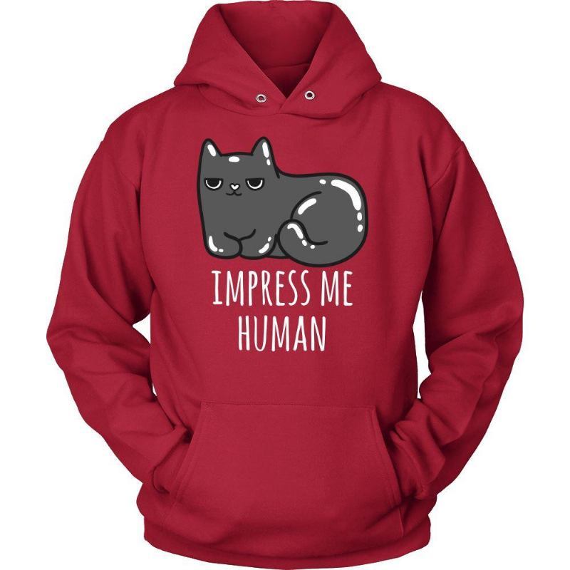 Wyjątkowy Projekt Impress Me Human Hoodies