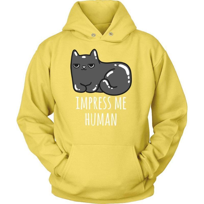 Wyjątkowy Projekt Impress Me Human Hoodies